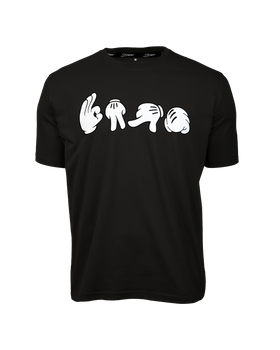 T-SHIRT BANO ŁAPY KHAKI CZARNA