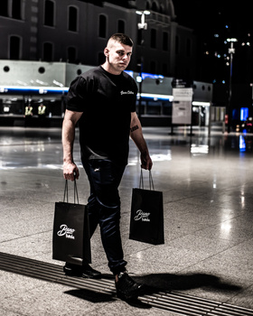 T-SHIRT BANO CLOTHEZ – CZARNY / MAŁE LOGO