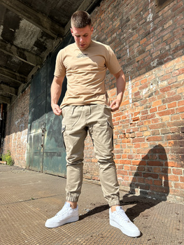 T-SHIRT BANO BANDA PUFF BLACK BEŻOWA