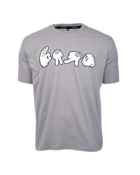 T-SHIRT BANO ŁAPY SZARA