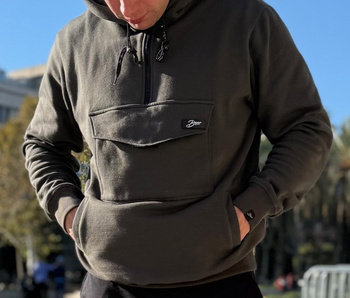 BLUZA MĘSKA KANGURKA GRAFITOWA