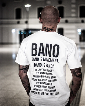 T-SHIRT BANO MANIFEST – BIAŁY