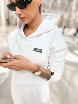 KOMPLET DRES DAMSKI BIAŁY