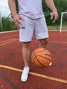 SZORTY MĘSKIE JASNY MELANŻ