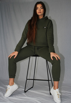 KOMPLET DRES DAMSKI KHAKI