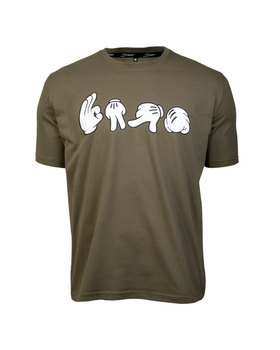 T-SHIRT BANO ŁAPY KHAKI